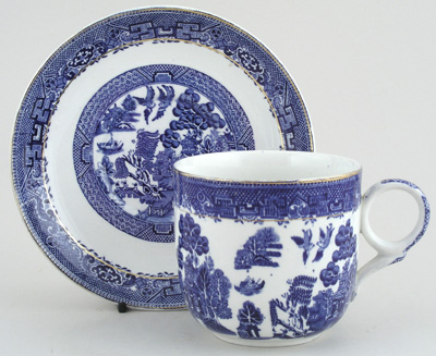 Cup and Saucer jumbo c1920s